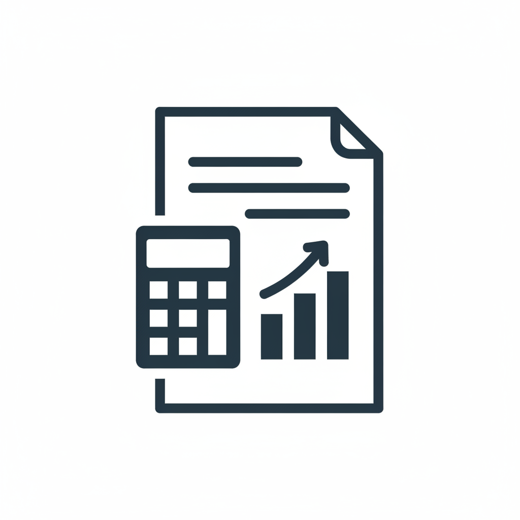 Ícone de estudo de viabilidade econômica